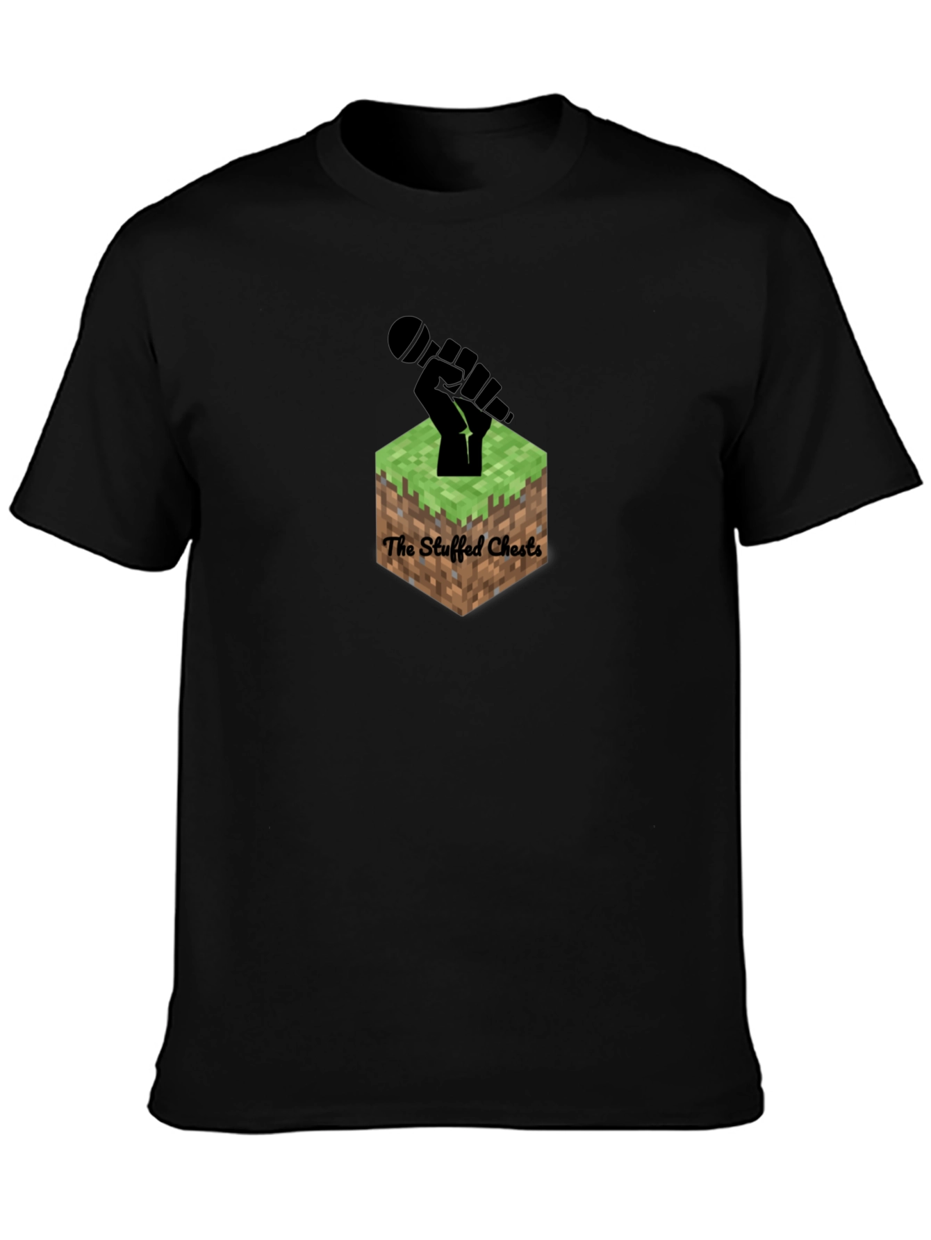 The Stuffed Chests Black Graphic Tee