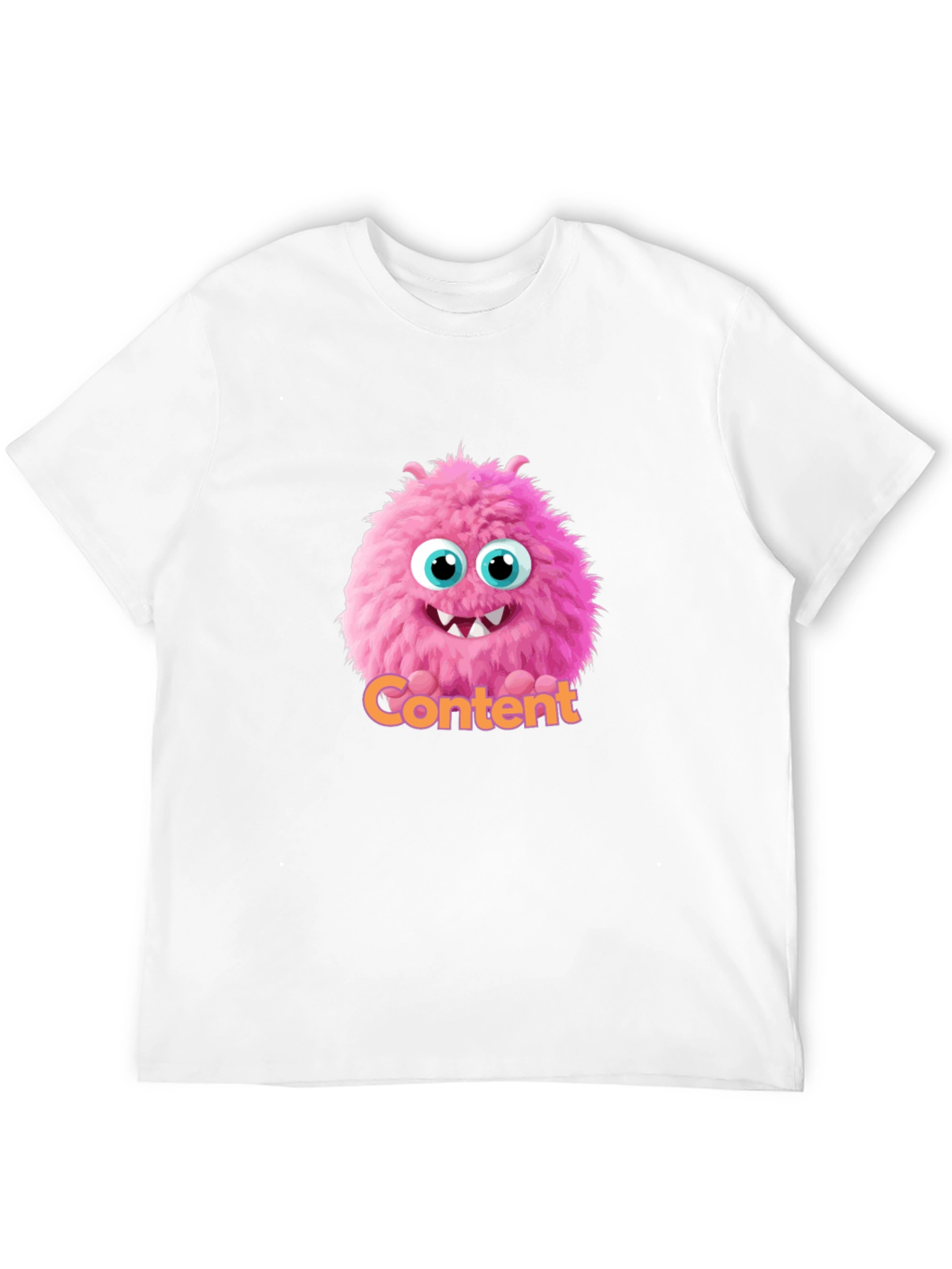 Content Monster Graphic T-Shirt - Black Cotton Tee
