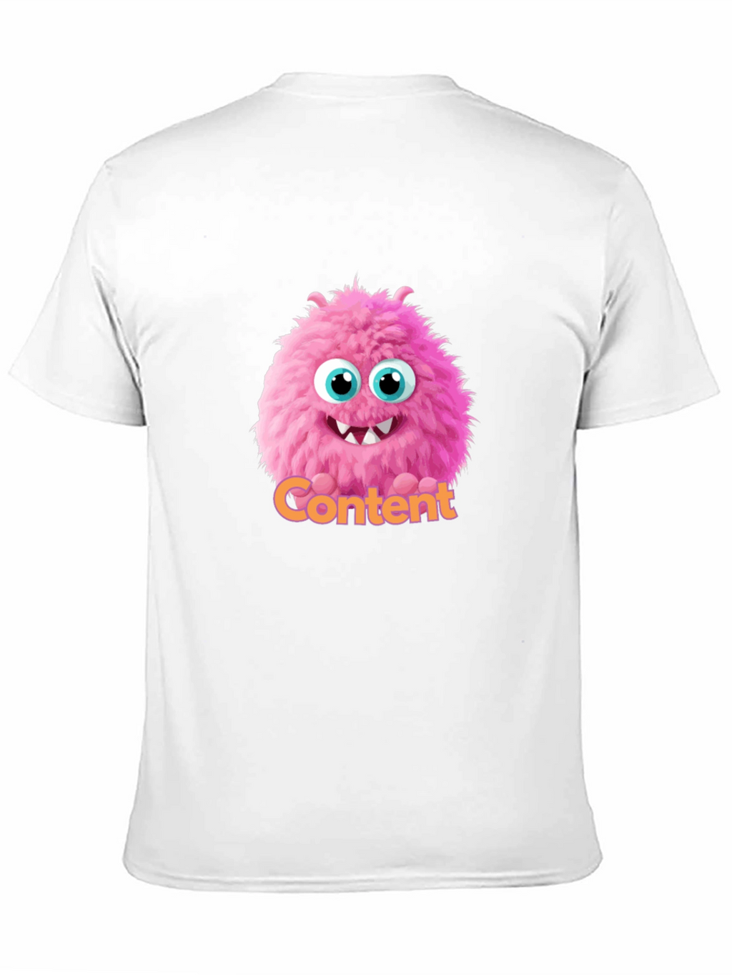 Content Monster Graphic T-Shirt - Black Cotton Tee