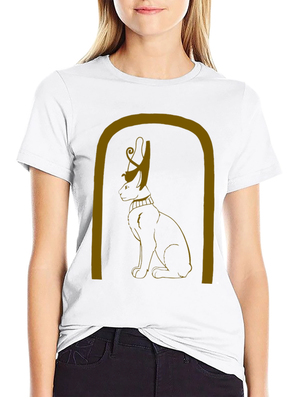 Egyptian Cat T-Shirt - Bastet Graphic Tee
