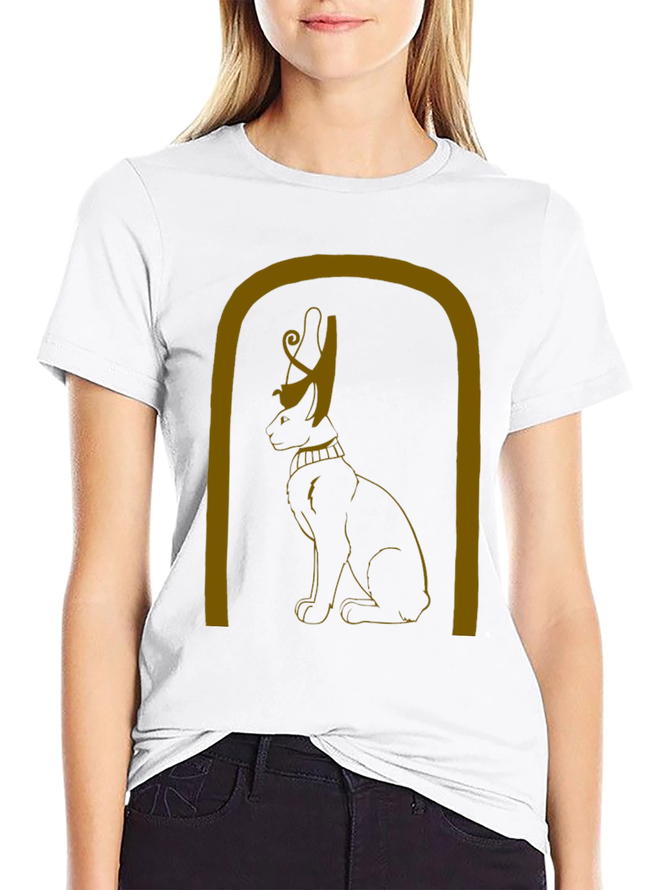 Egyptian Cat T-Shirt - Bastet Graphic Tee