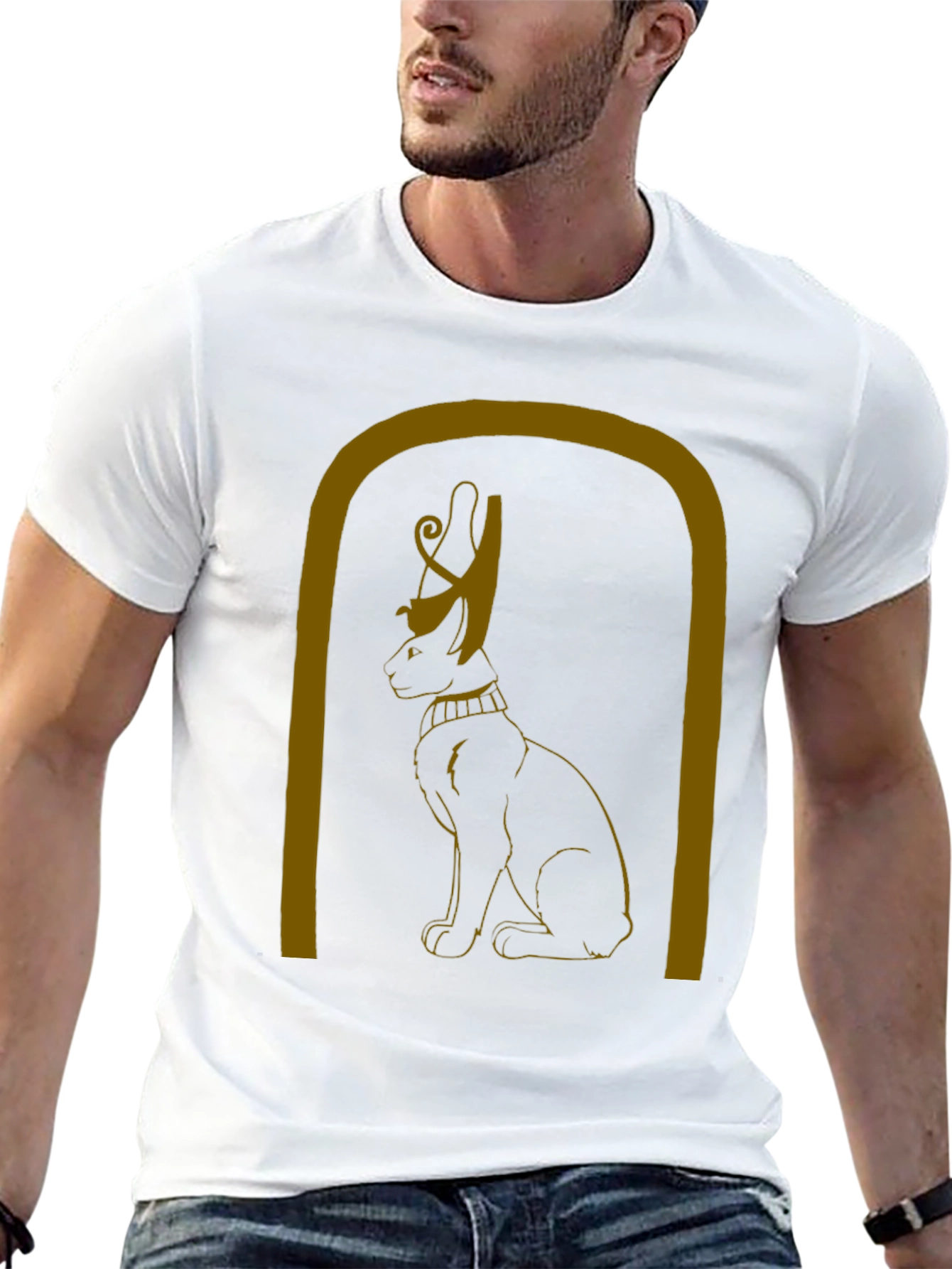 Egyptian Cat T-Shirt - Bastet Graphic Tee