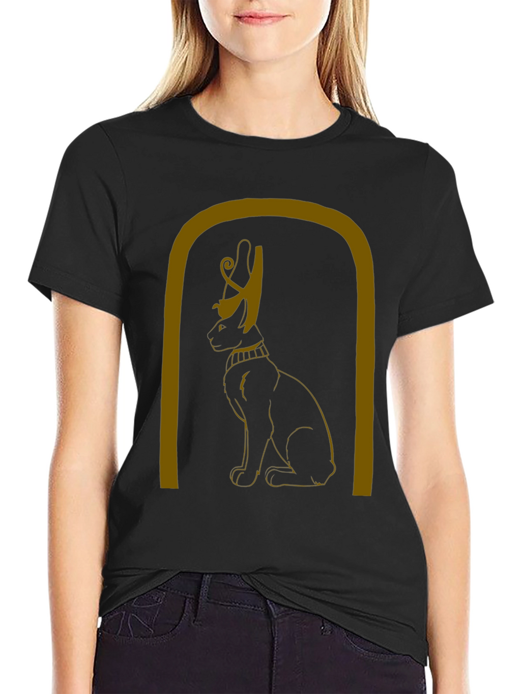 Egyptian Cat T-Shirt - Bastet Graphic Tee