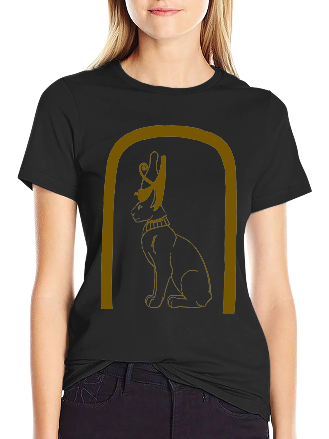 Egyptian Cat T-Shirt - Bastet Graphic Tee
