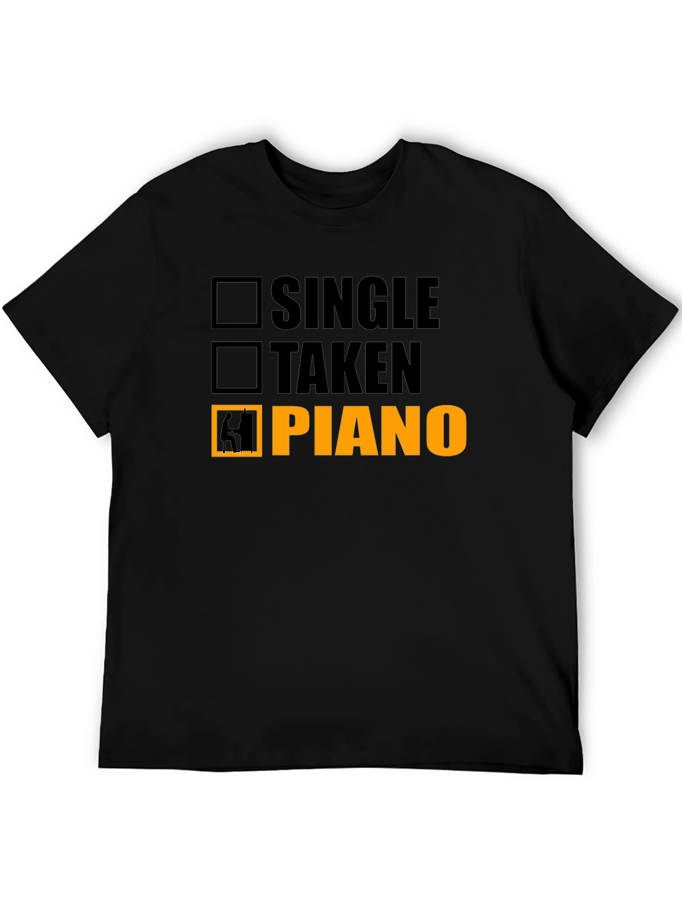 Piano Player T-Shirt - Single Taken Musician Tee