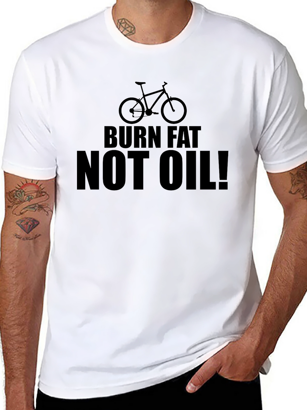 Burn Fat Not Oil! Graphic Tee