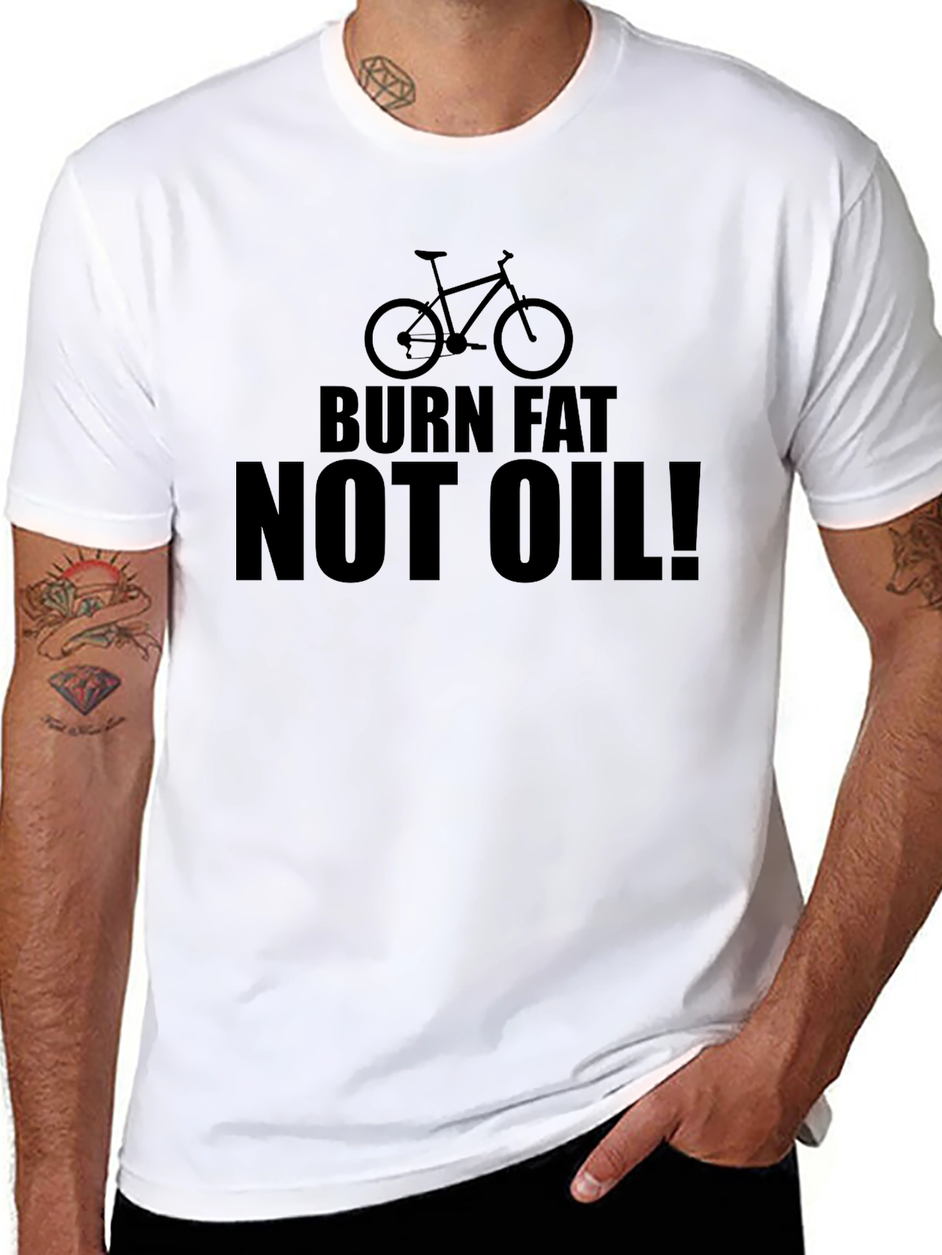 Burn Fat Not Oil! Graphic Tee