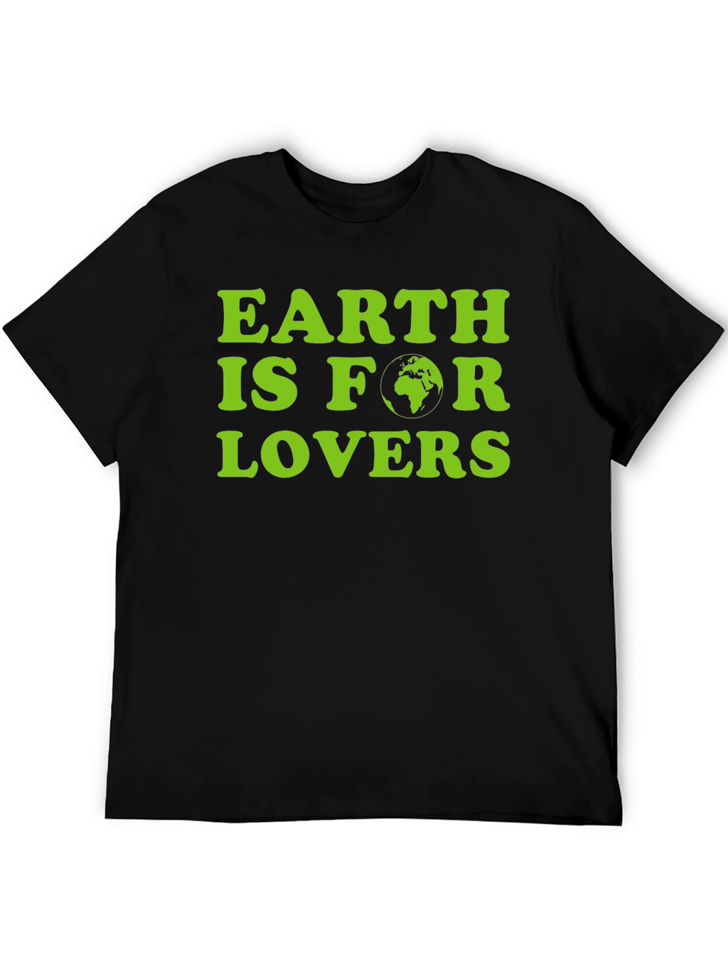 Earth Is For Lovers Graphic Tee - Black