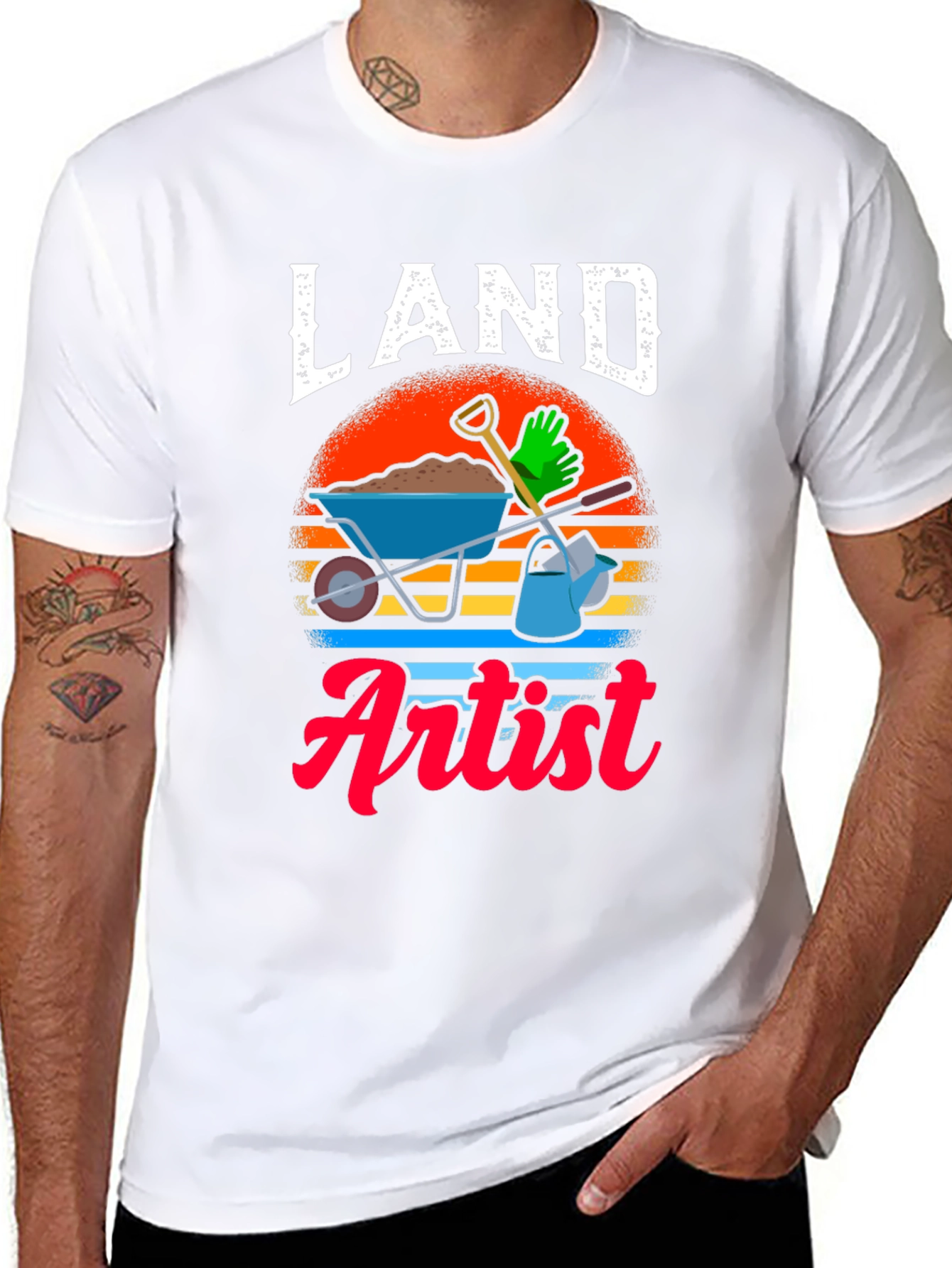 Land Artist T-Shirt - Gardener Gift