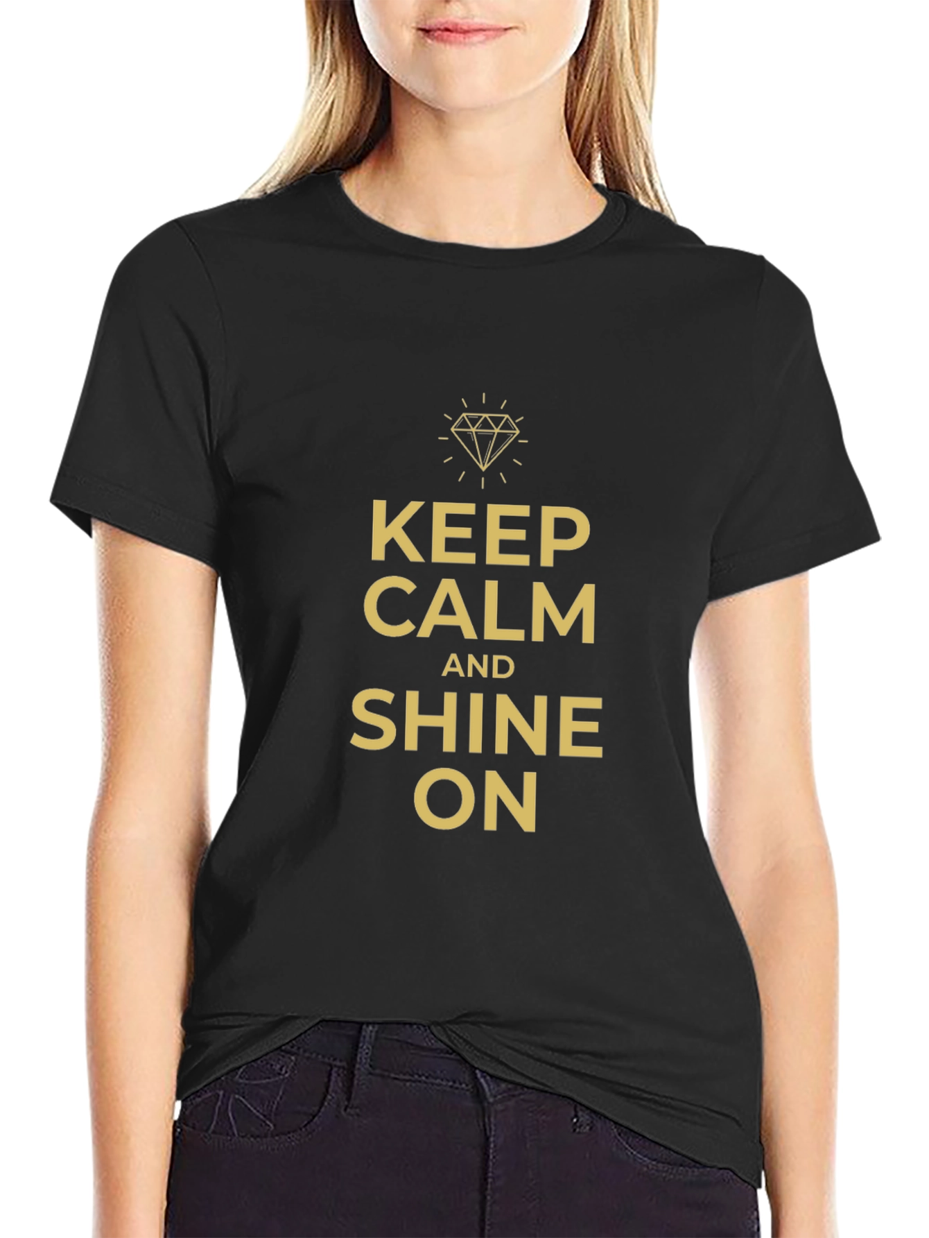 Keep Calm and Shine On Graphic T-Shirt