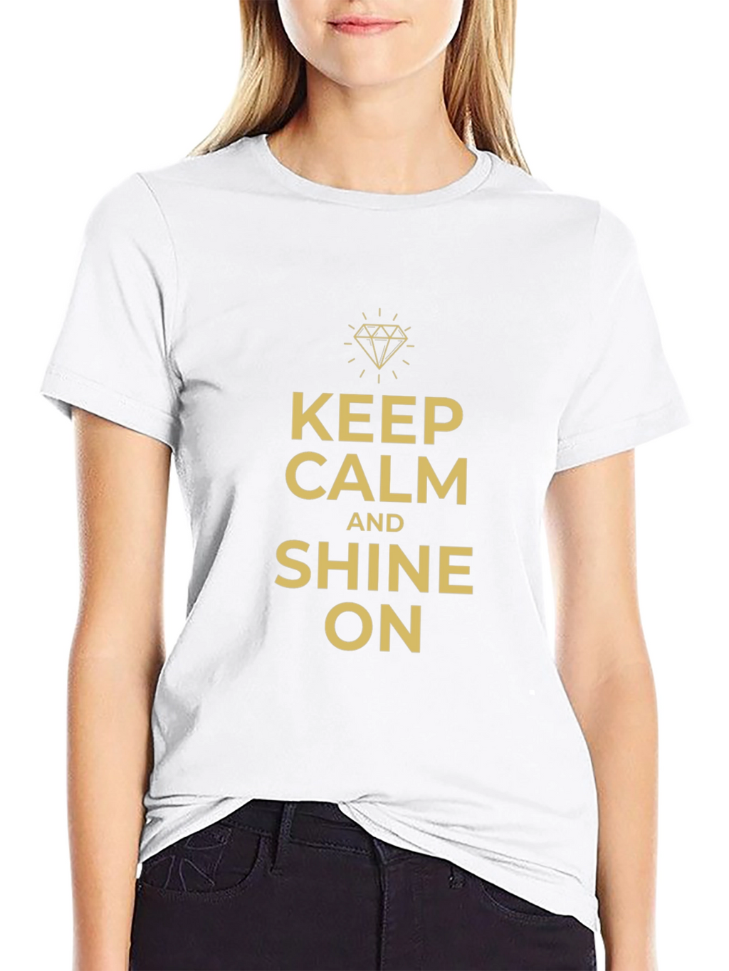Keep Calm and Shine On Graphic T-Shirt