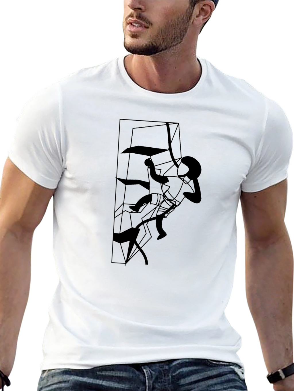 Climbing Silhouette Graphic Tee