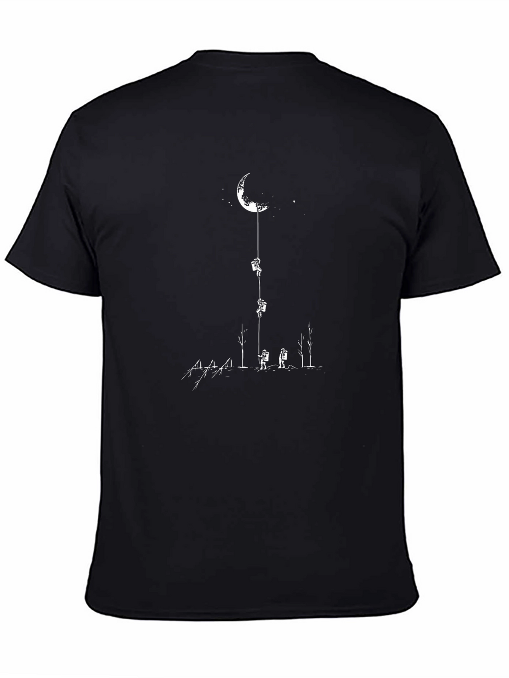 Astronaut Moon Climb Graphic Tee