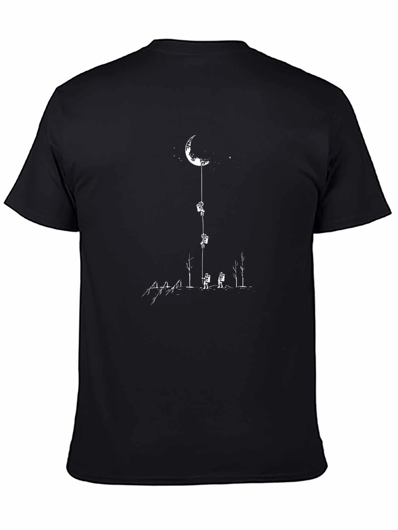 Astronaut Moon Climb Graphic Tee