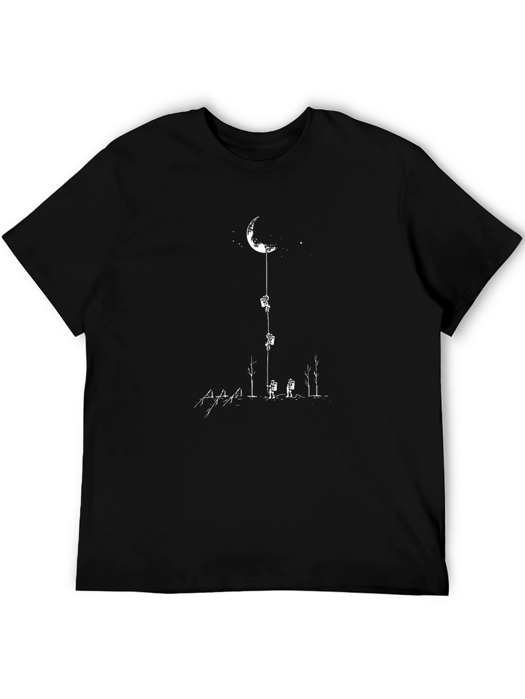 Astronaut Moon Climb Graphic Tee