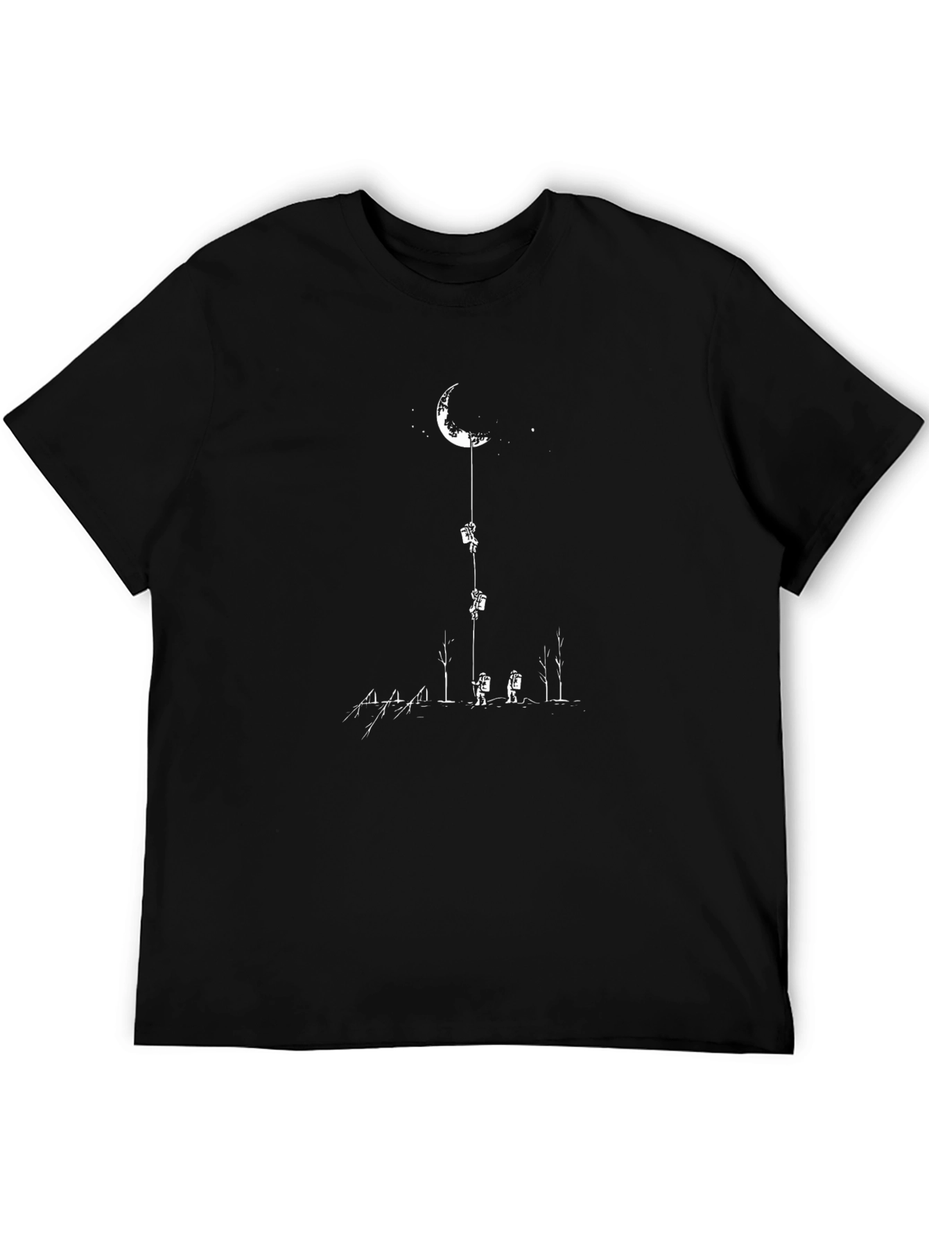 Astronaut Moon Climb Graphic Tee