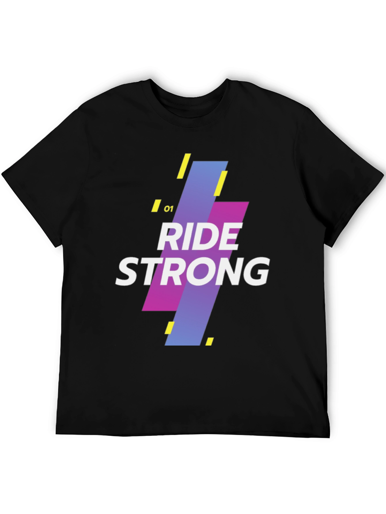Ride Strong Graphic Tee - Mens Black T-Shirt