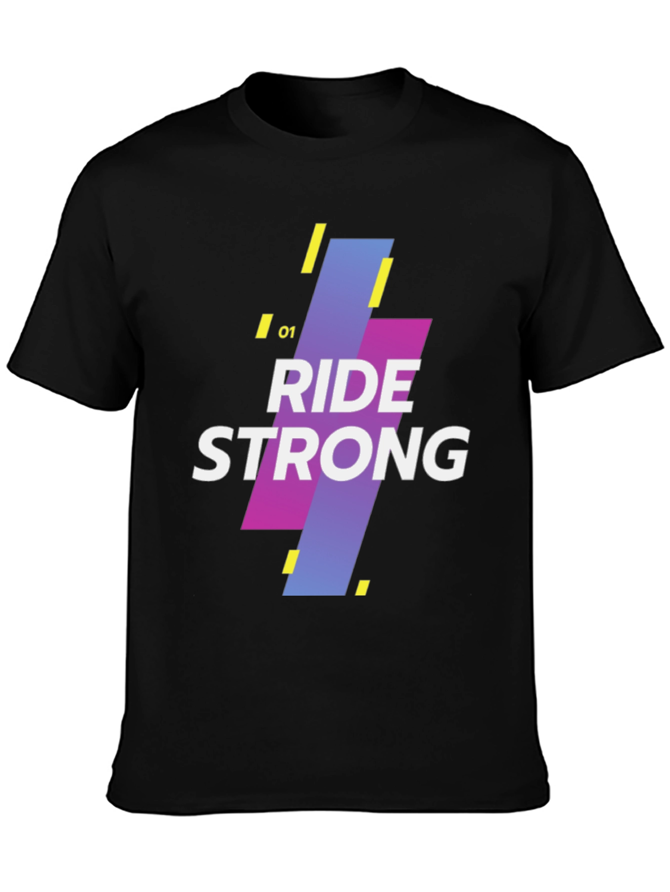 Ride Strong Graphic Tee - Mens Black T-Shirt