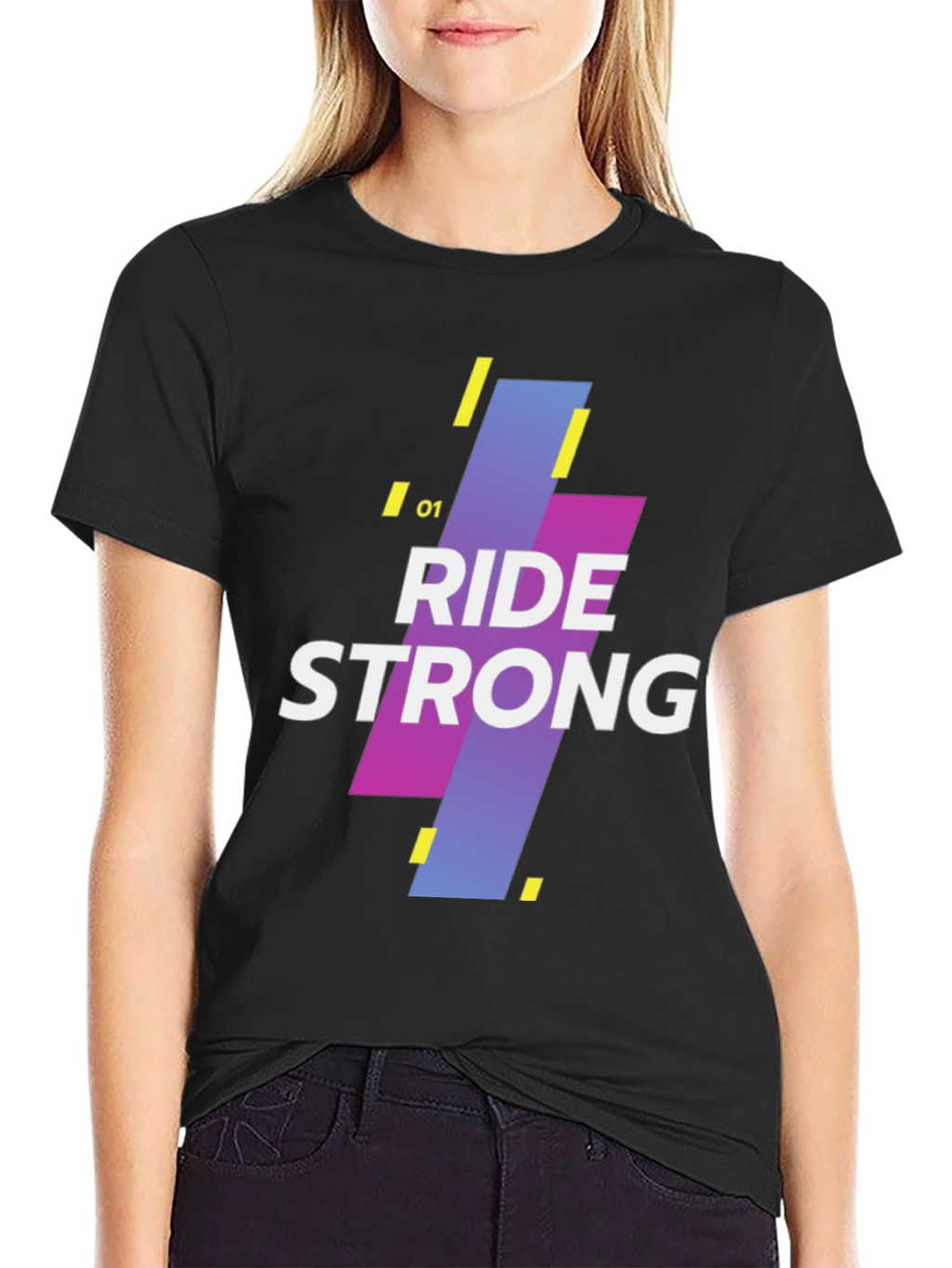 Ride Strong Graphic Tee - Mens Black T-Shirt