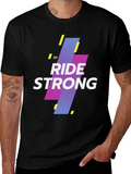 Ride Strong Graphic Tee - Mens Black T-Shirt