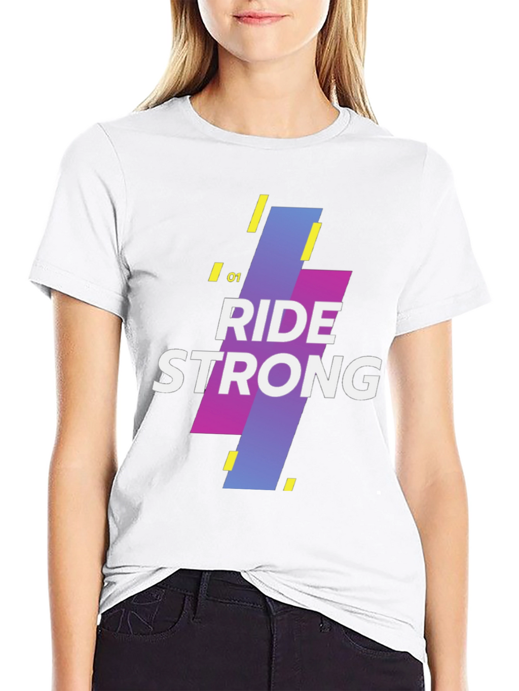 Ride Strong Graphic Tee - Mens Black T-Shirt