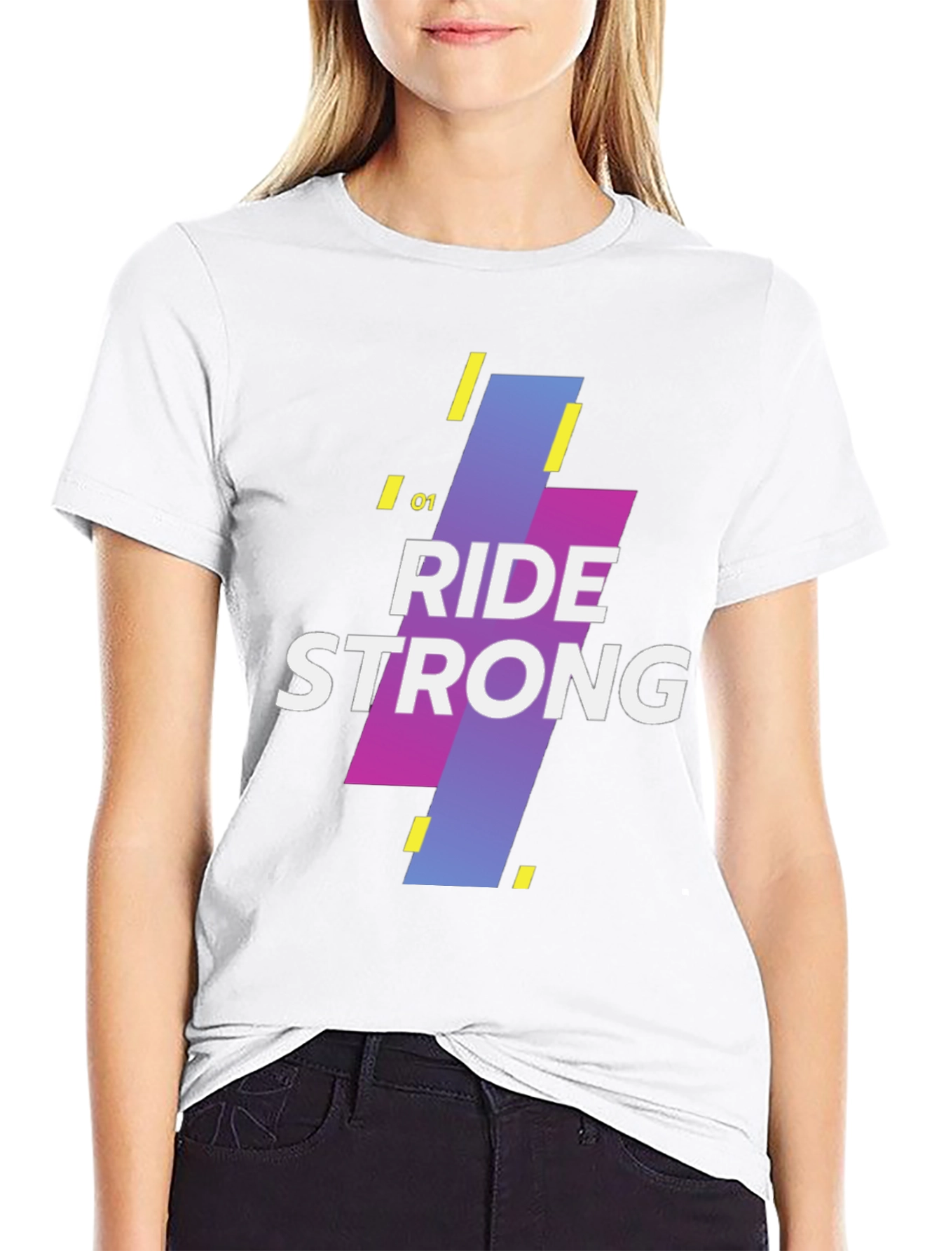 Ride Strong Graphic Tee - Mens Black T-Shirt