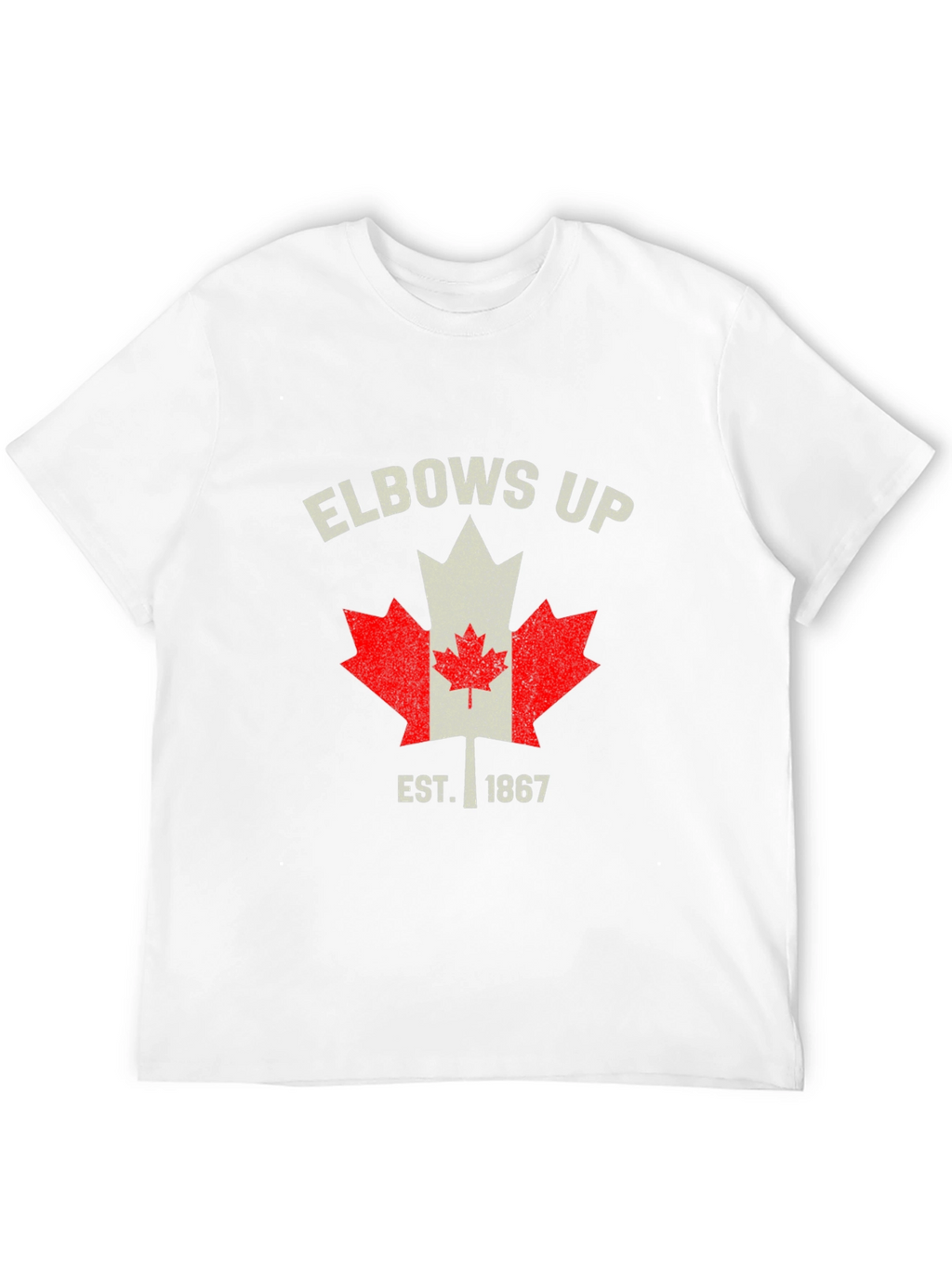 Elbows Up Canada Maple Leaf Est. 1867 T-Shirt