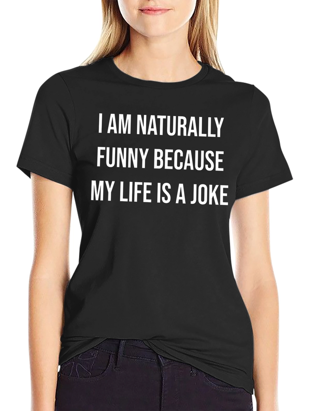 Funny Life Joke Graphic T-Shirt