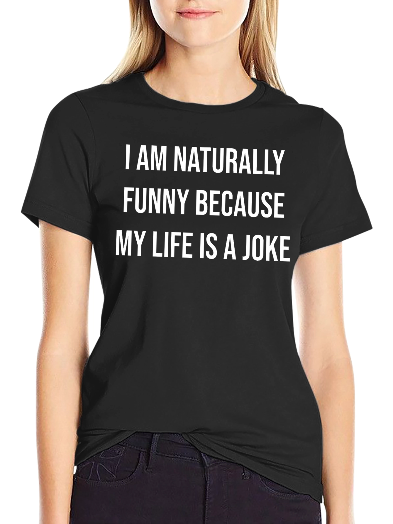 Funny Life Joke Graphic T-Shirt