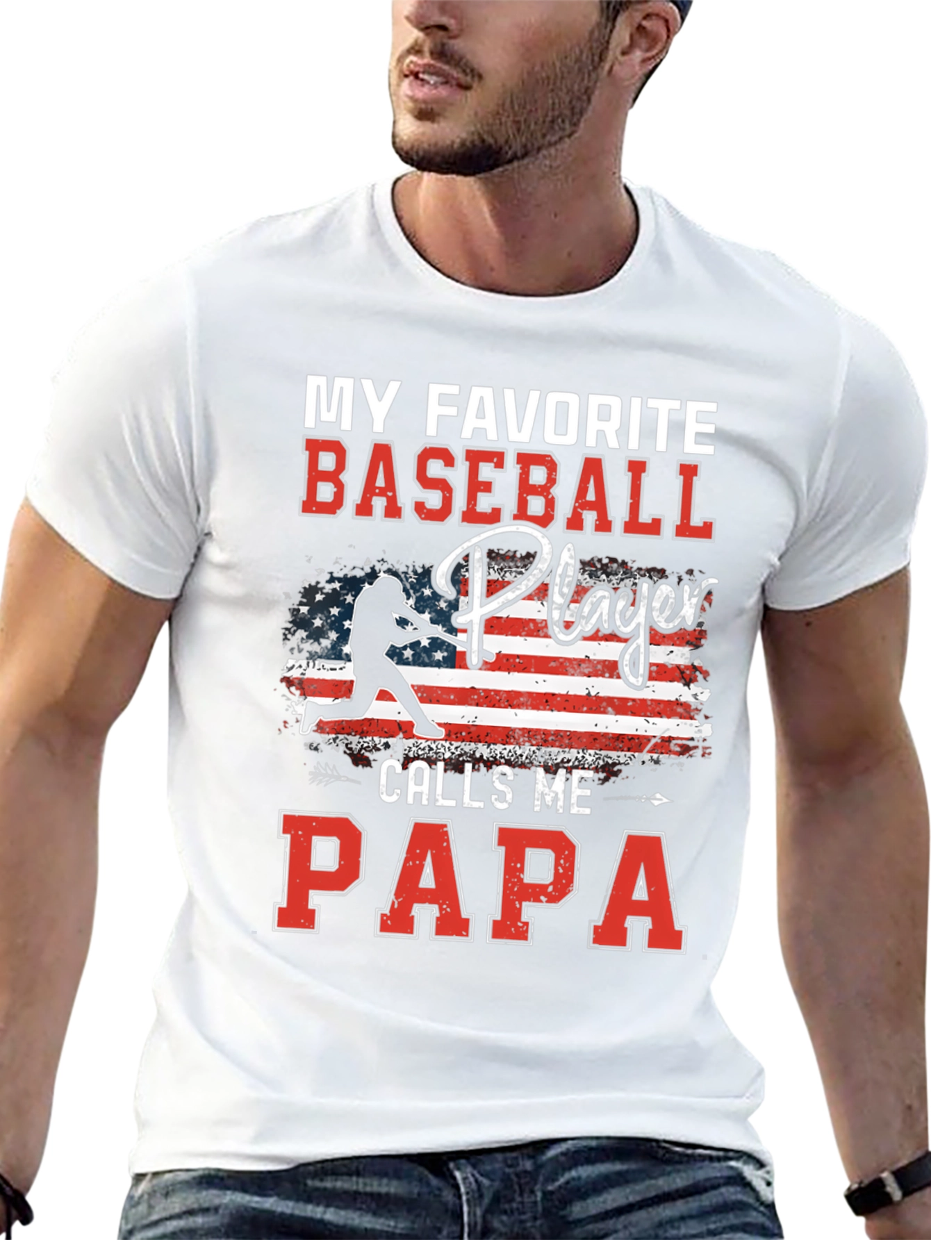 My Favorite Baseball Player Calls Me Papa T-Shirt