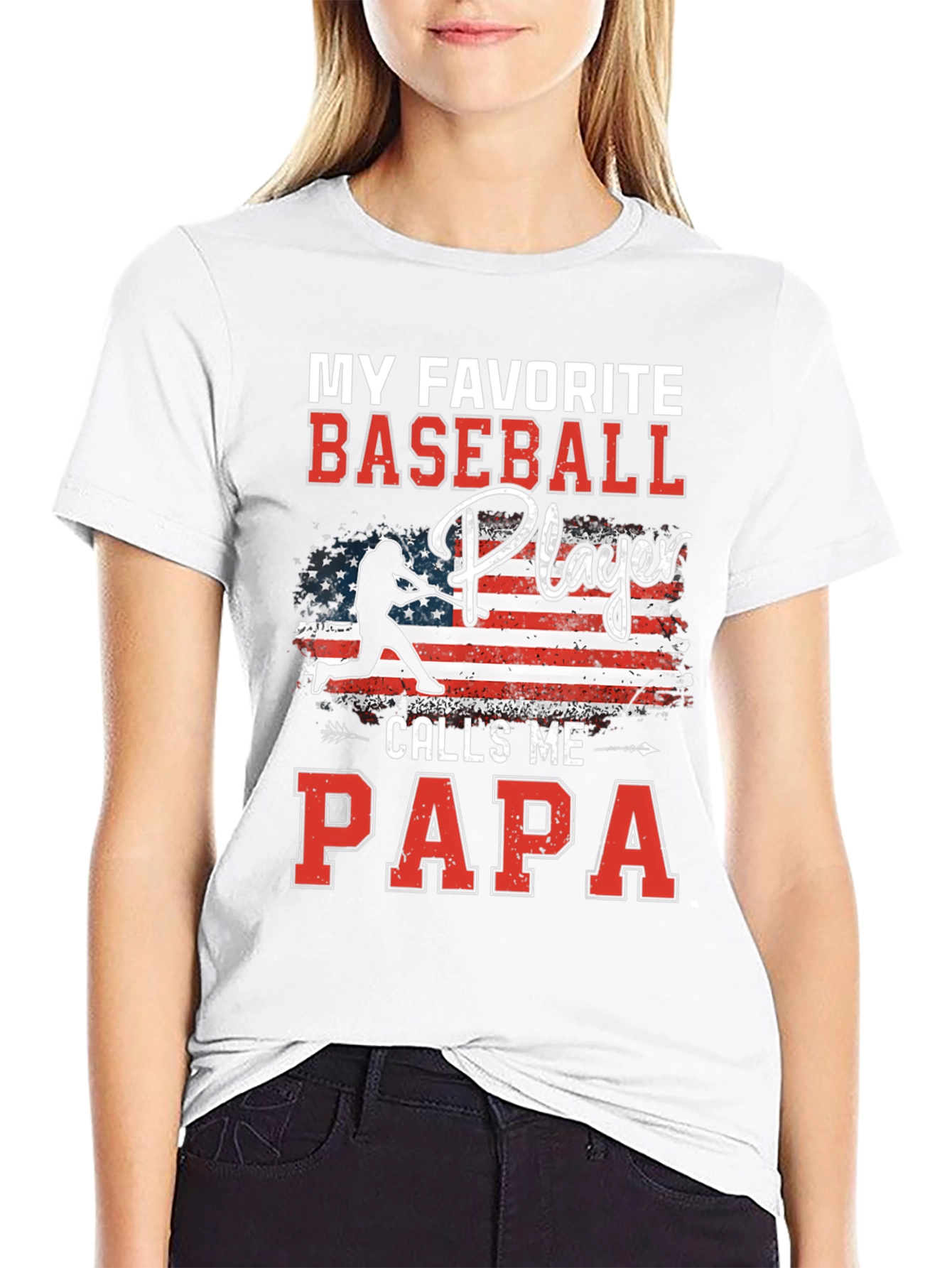 My Favorite Baseball Player Calls Me Papa T-Shirt
