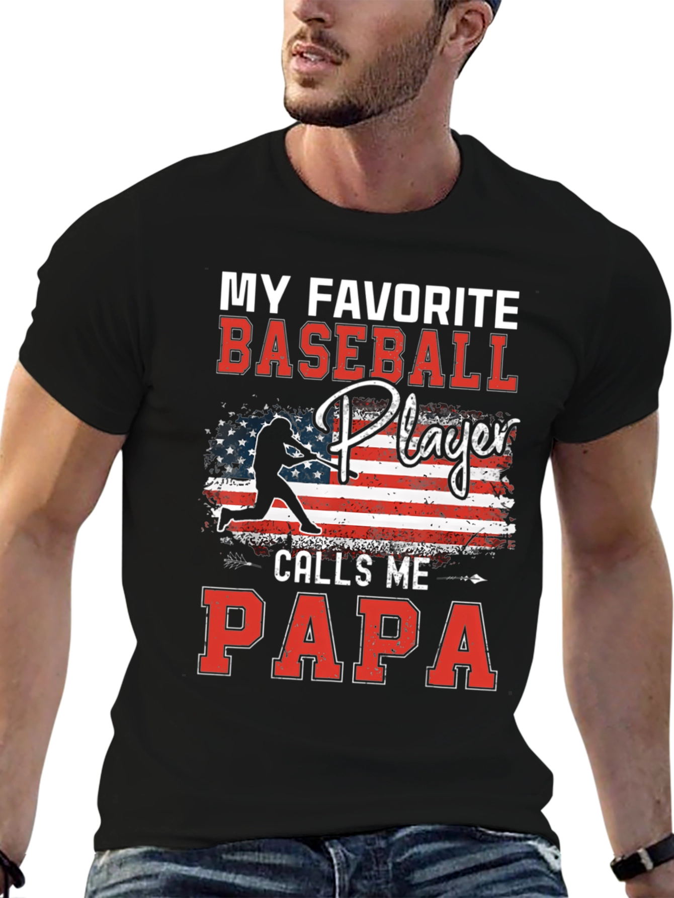 My Favorite Baseball Player Calls Me Papa T-Shirt