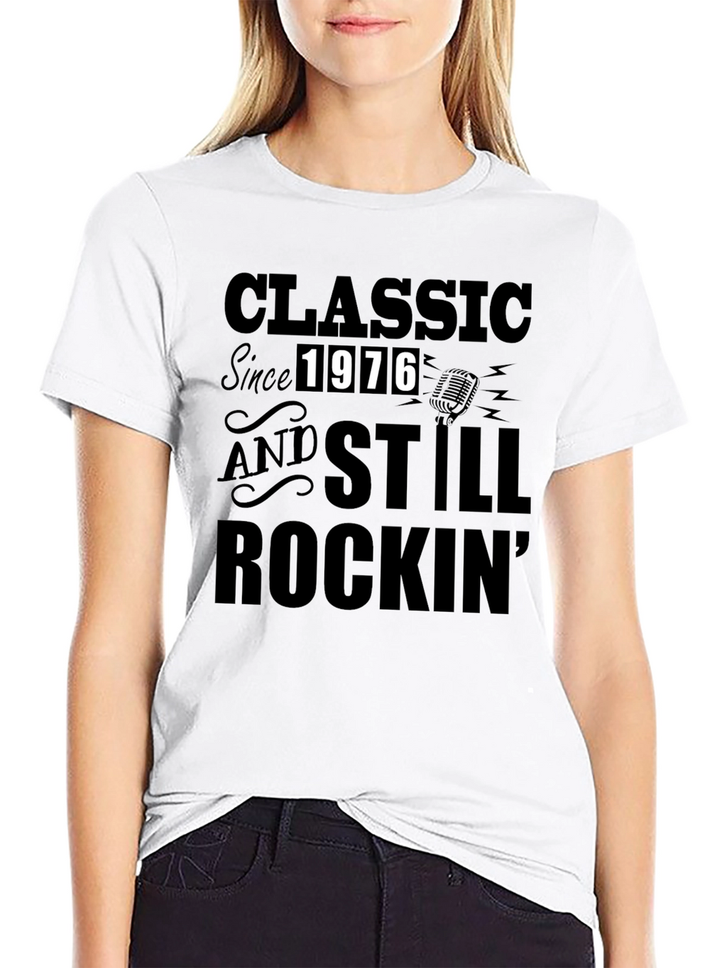 Classic Since 1976 Rockin Graphic Tee