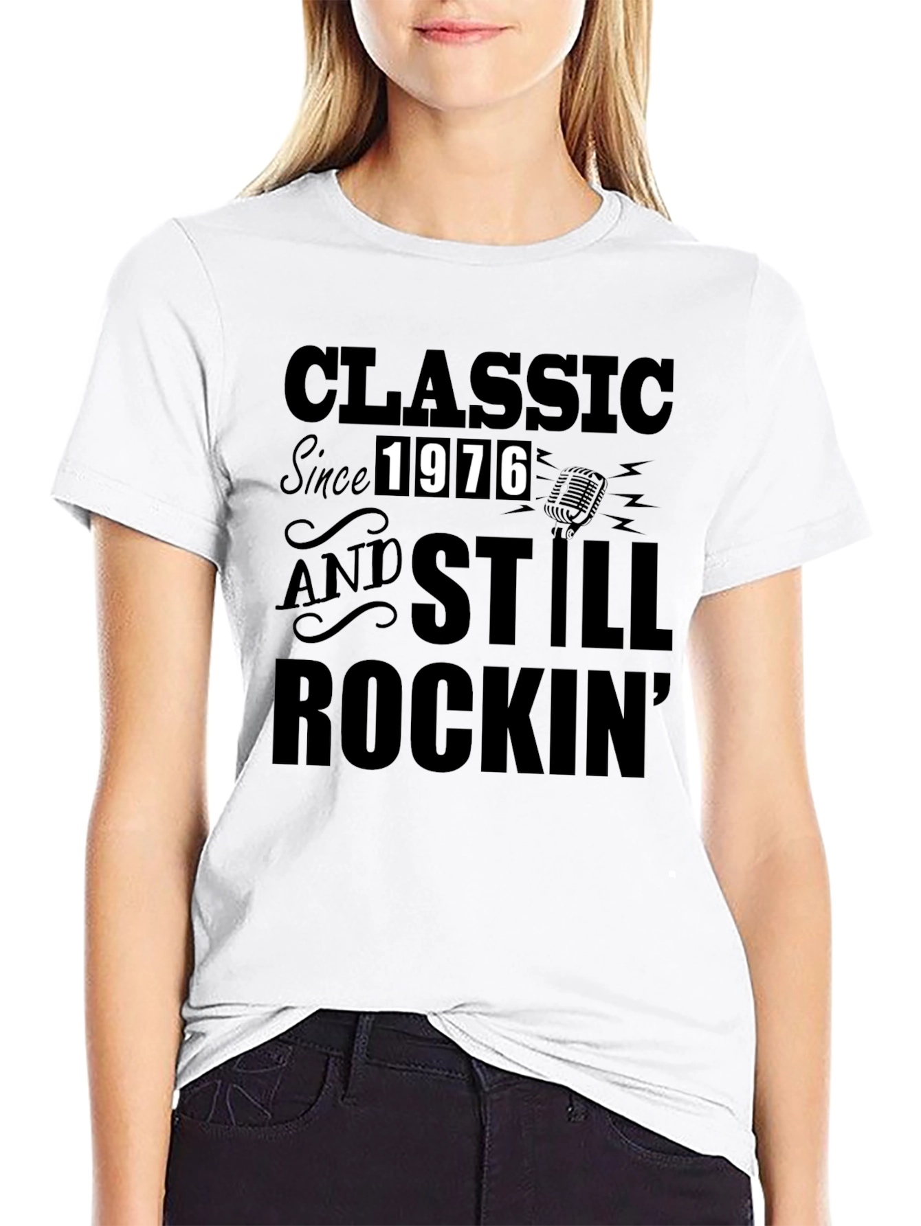 Classic Since 1976 Rockin Graphic Tee