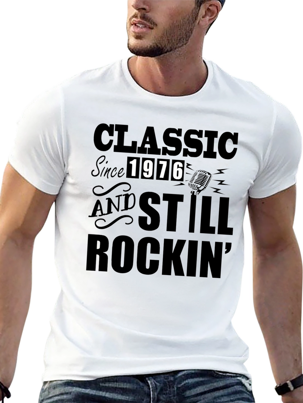 Classic Since 1976 Rockin Graphic Tee