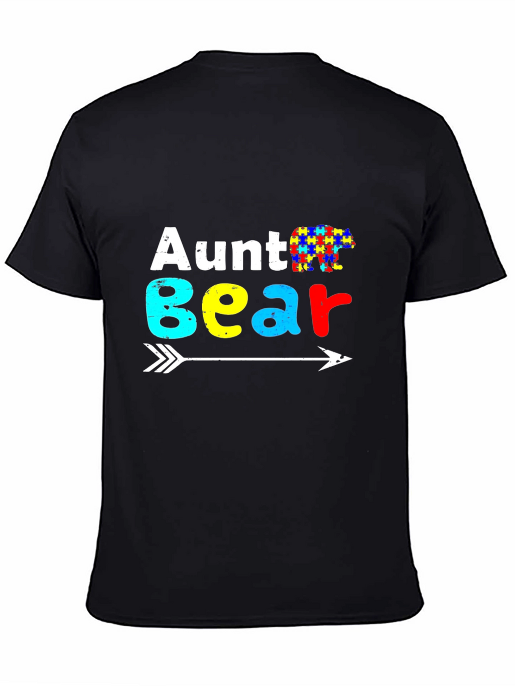 Aunt Bear Autism Awareness T-Shirt