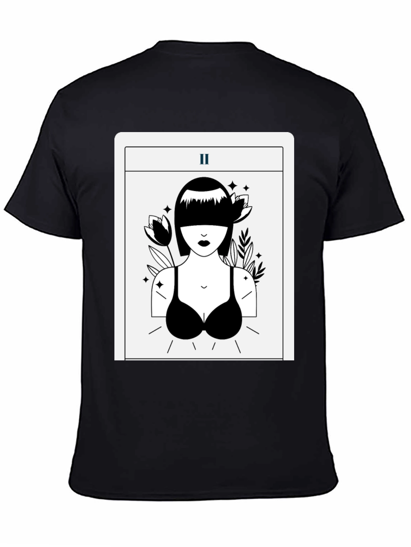 Tarot Card Graphic Tee - The High Priestess Unisex T-Shirt