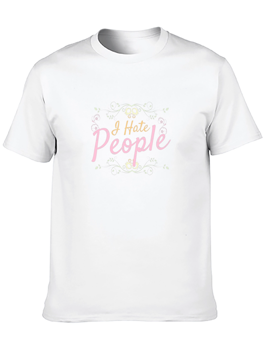 I Hate People Graphic Tee - Unisex Black T-Shirt