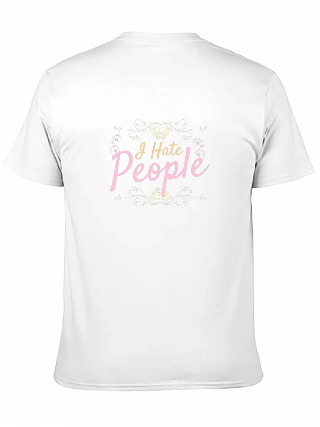 I Hate People Graphic Tee - Unisex Black T-Shirt