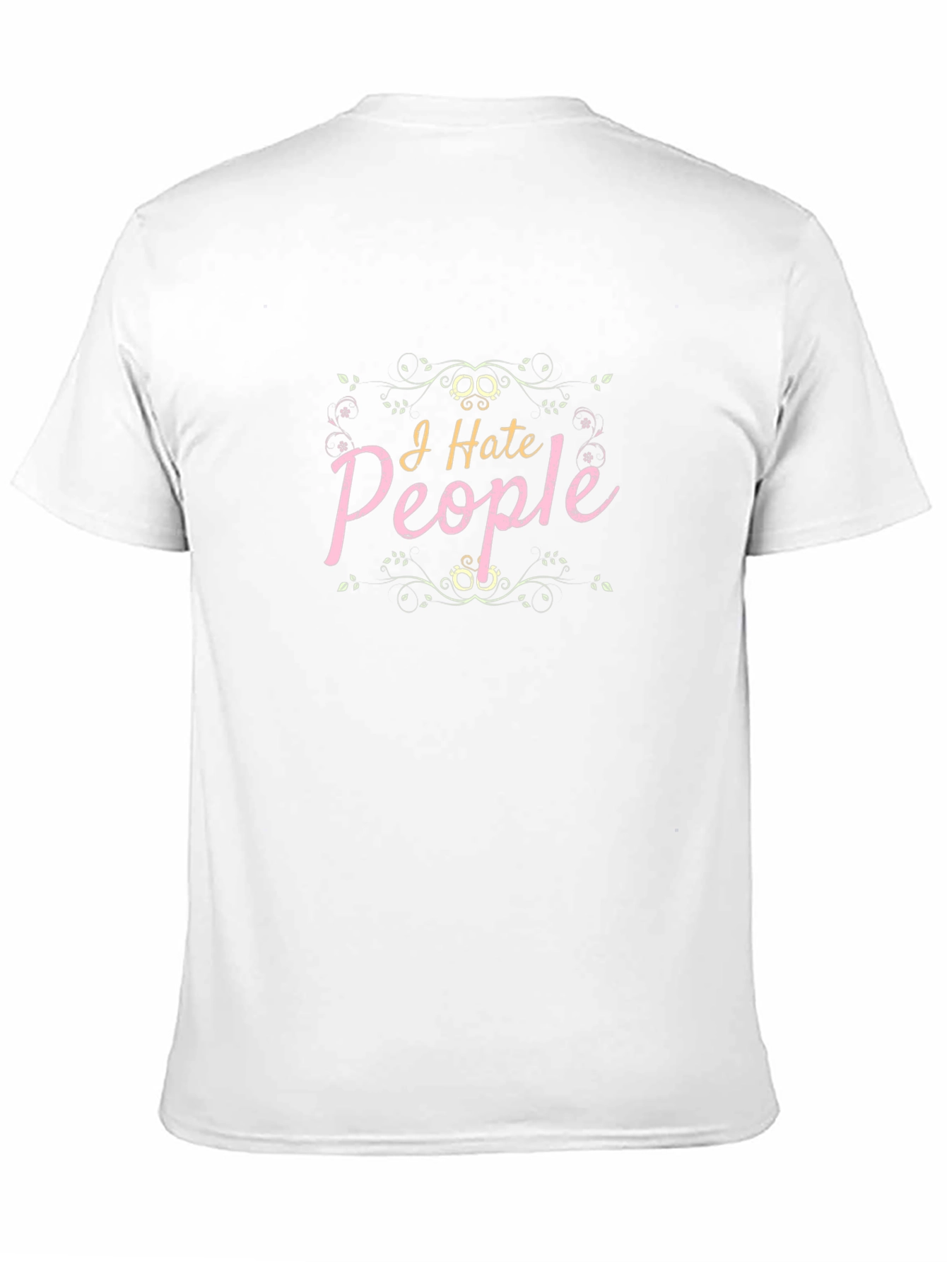 I Hate People Graphic Tee - Unisex Black T-Shirt