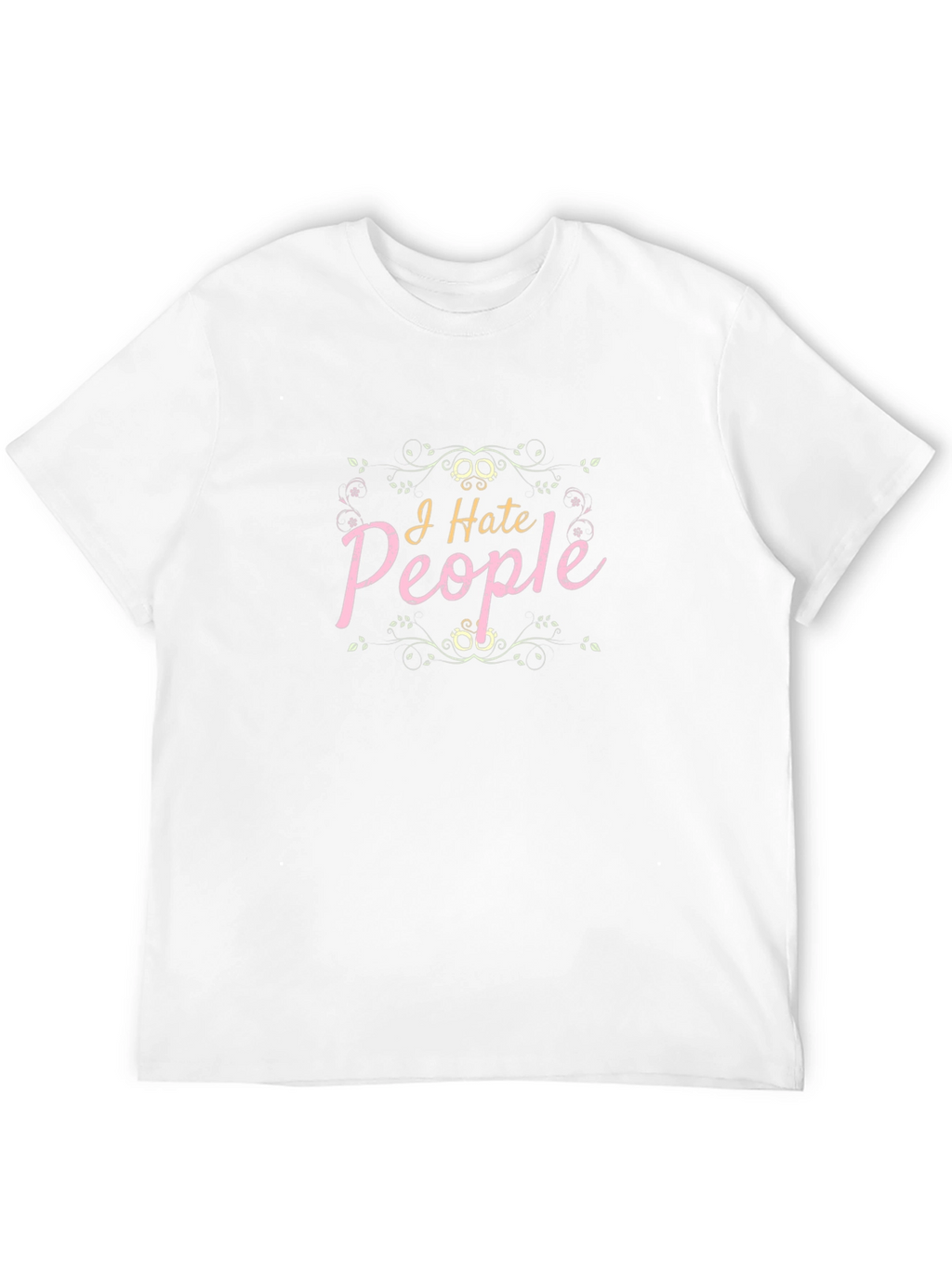 I Hate People Graphic Tee - Unisex Black T-Shirt