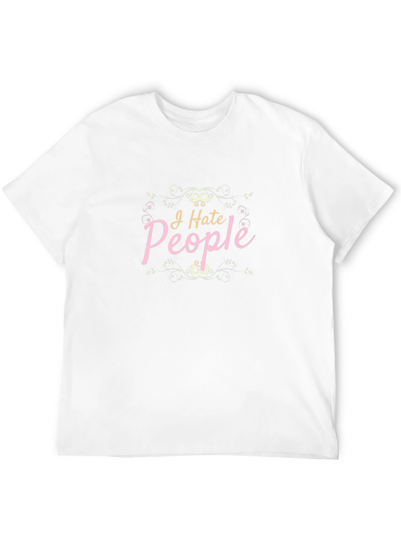I Hate People Graphic Tee - Unisex Black T-Shirt