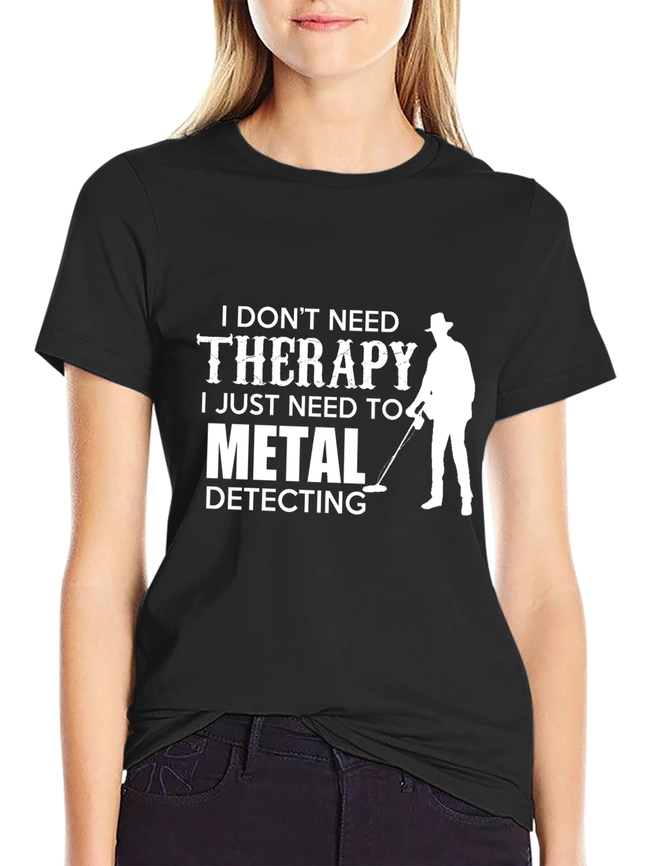 Metal Detecting Therapy T-Shirt Hobbyist Gift