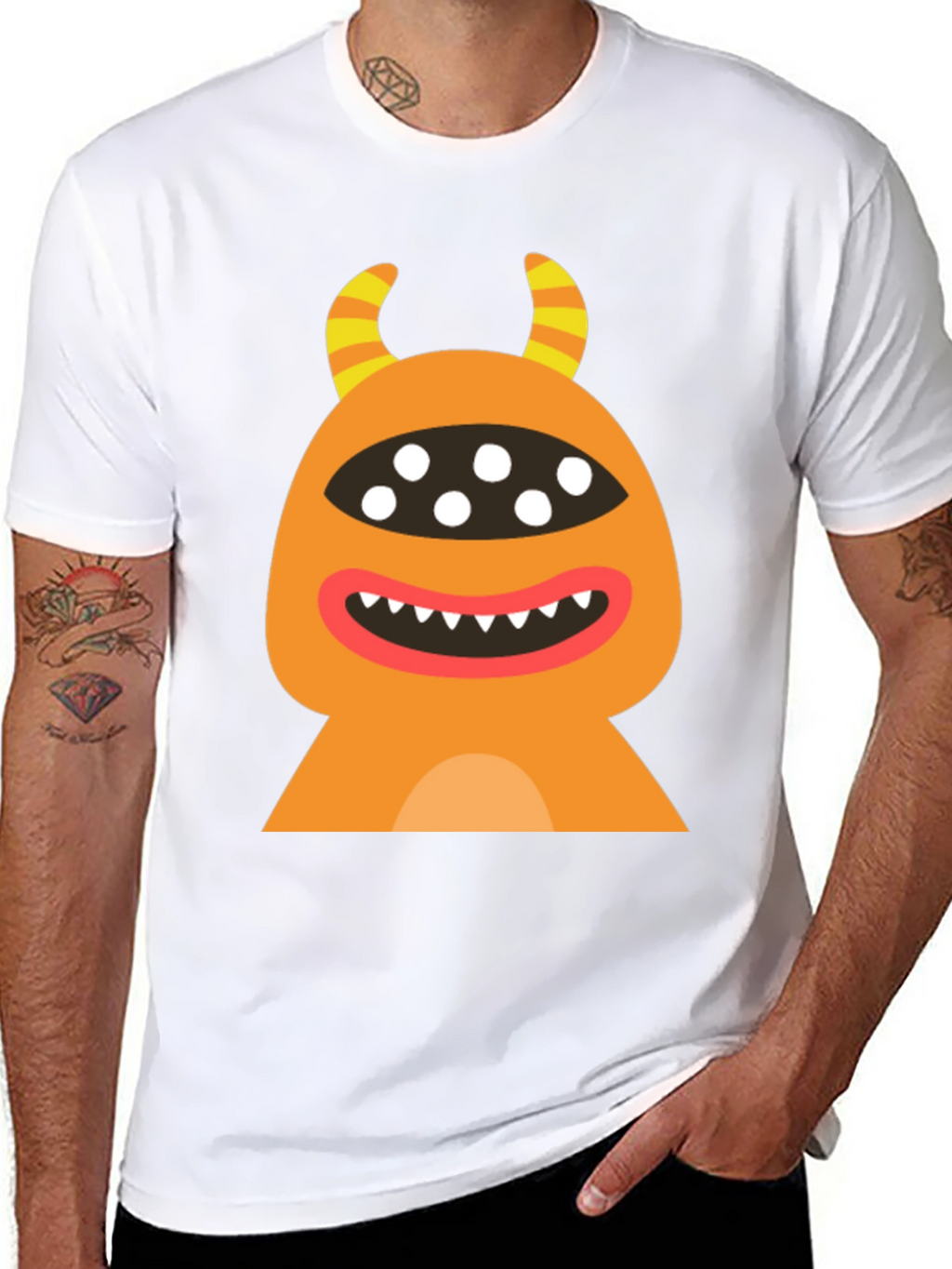 Monster Graphic Tee - Funky & Bold Design