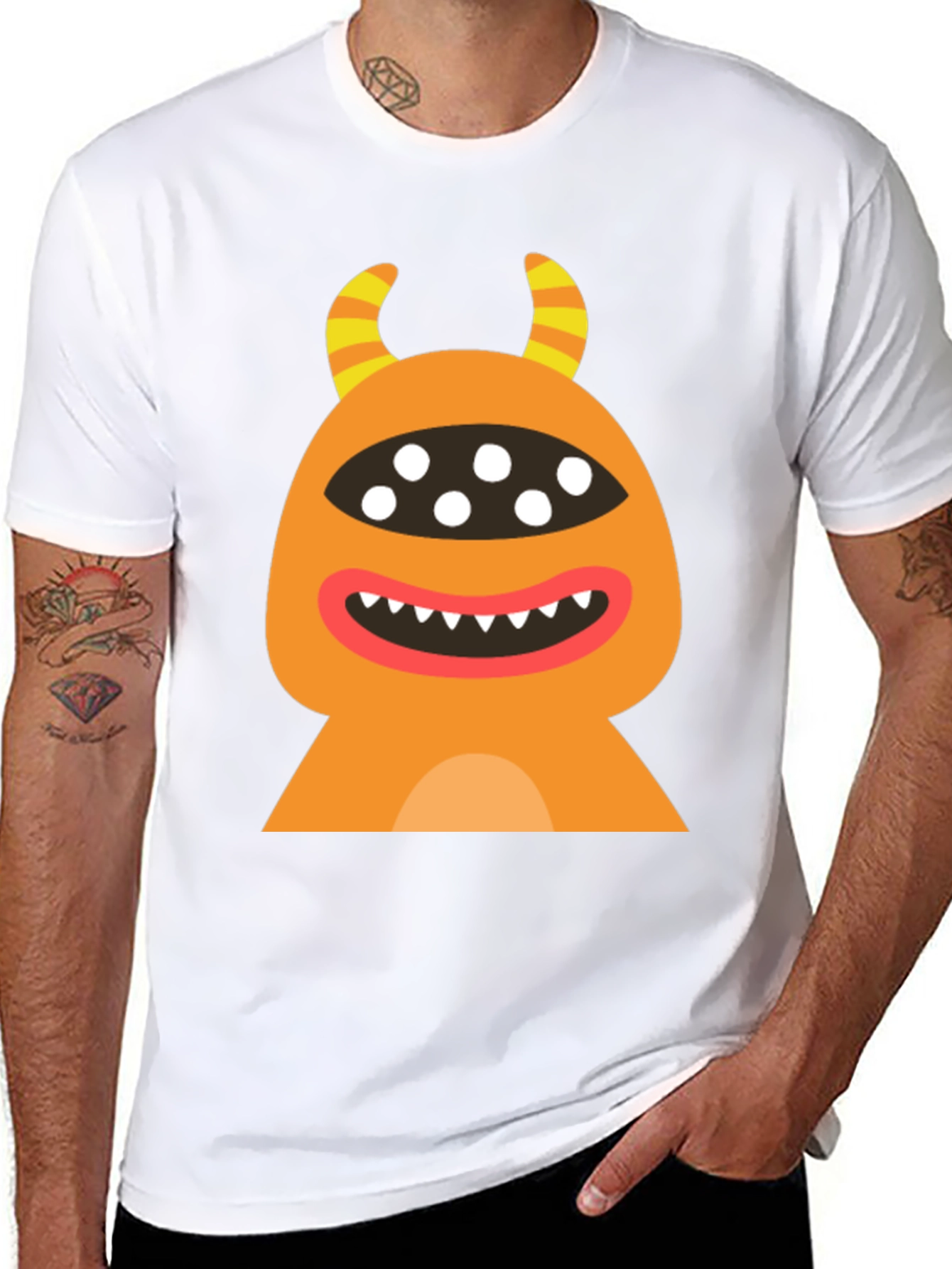 Monster Graphic Tee - Funky & Bold Design