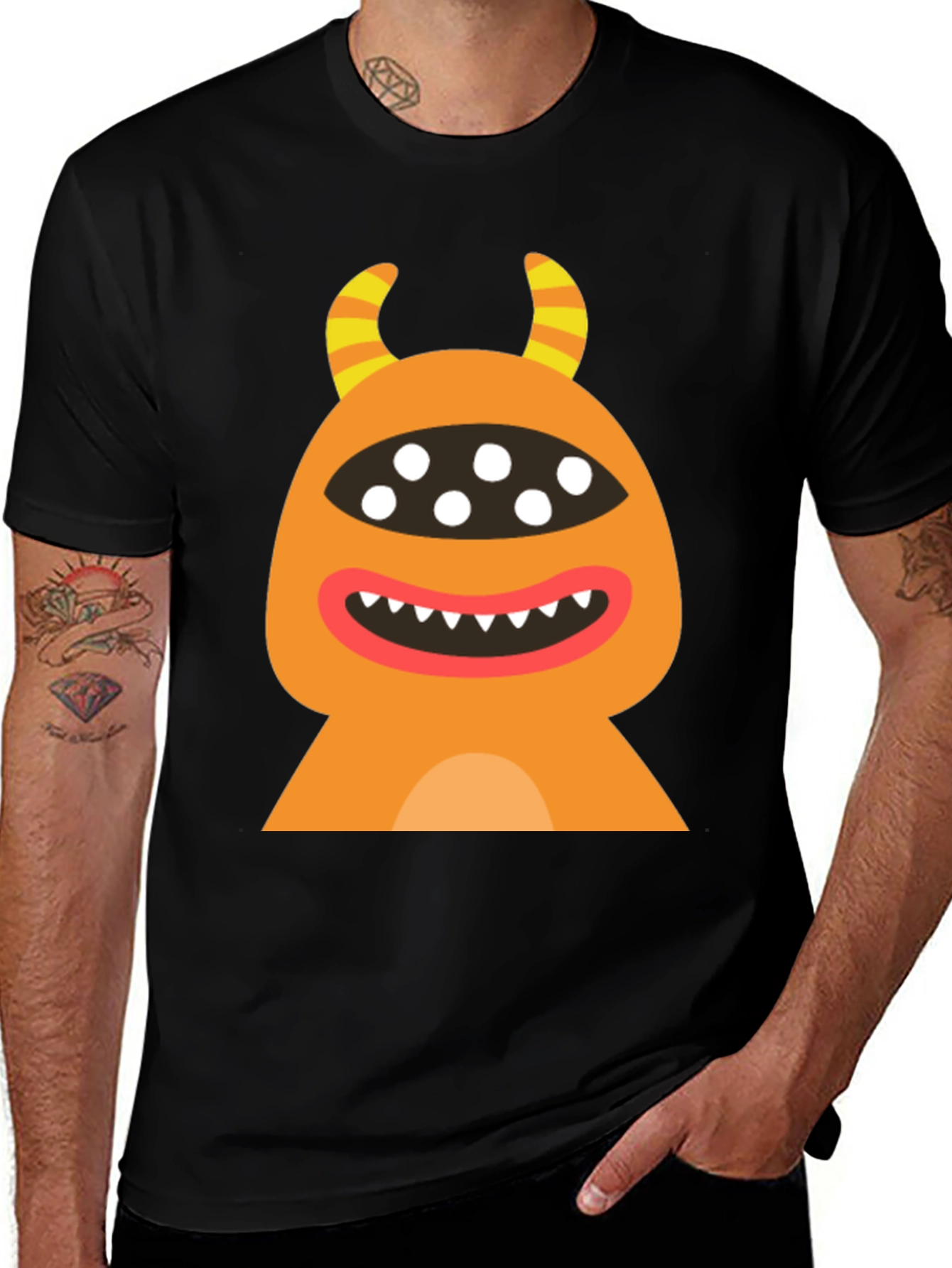 Monster Graphic Tee - Funky & Bold Design