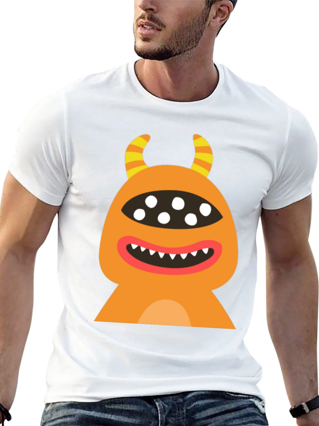 Monster Graphic Tee - Funky & Bold Design