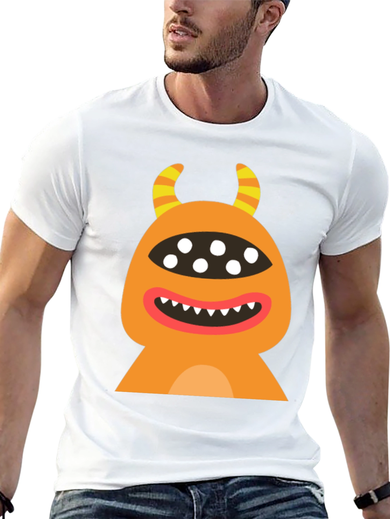Monster Graphic Tee - Funky & Bold Design
