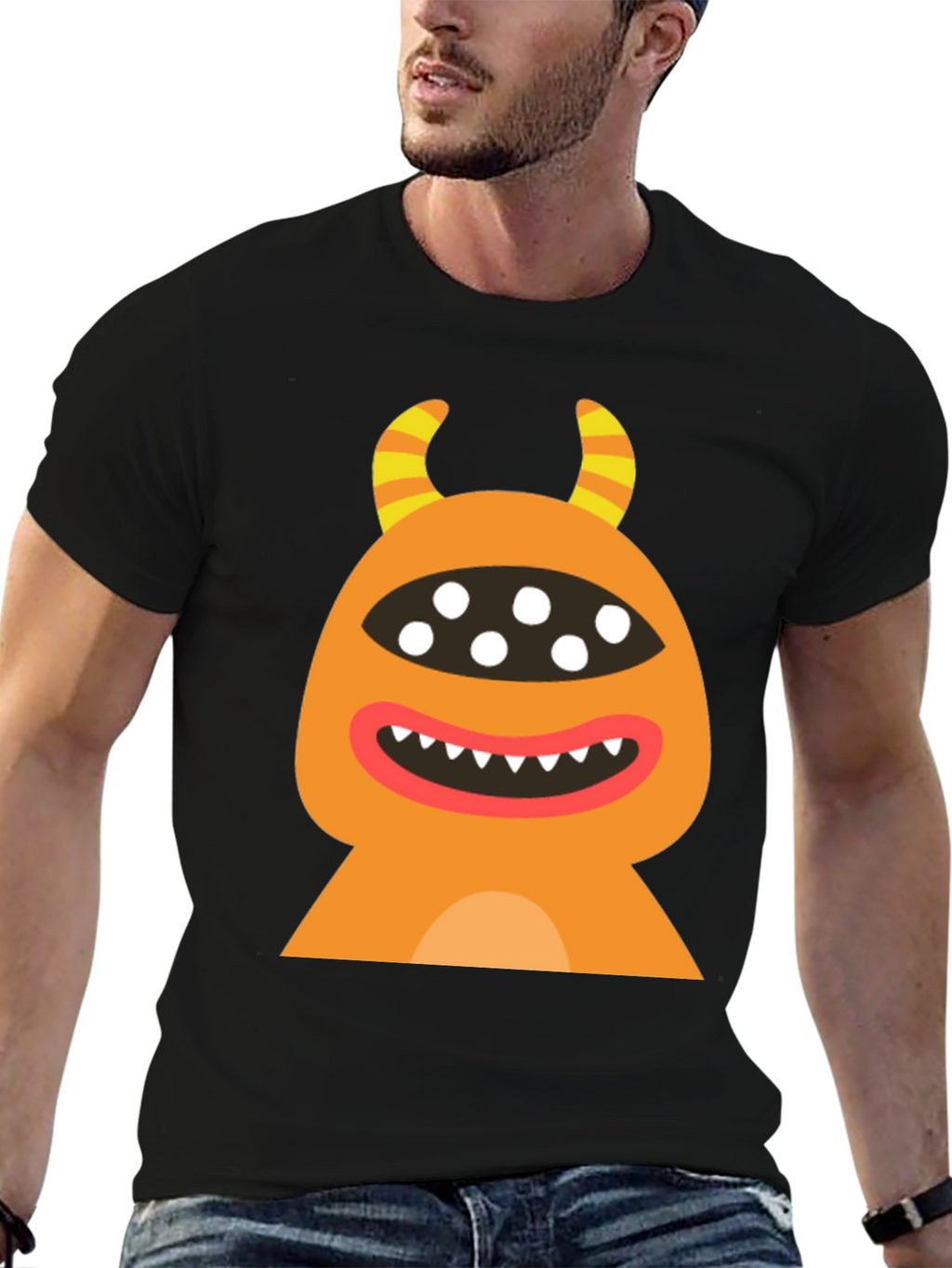 Monster Graphic Tee - Funky & Bold Design