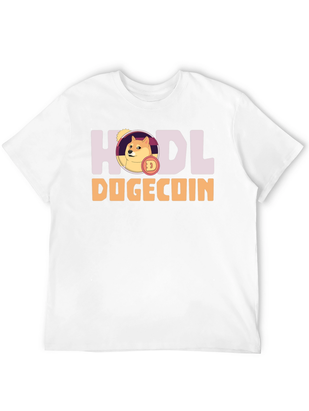 HODL Dogecoin Black T-Shirt - Crypto Meme Tee